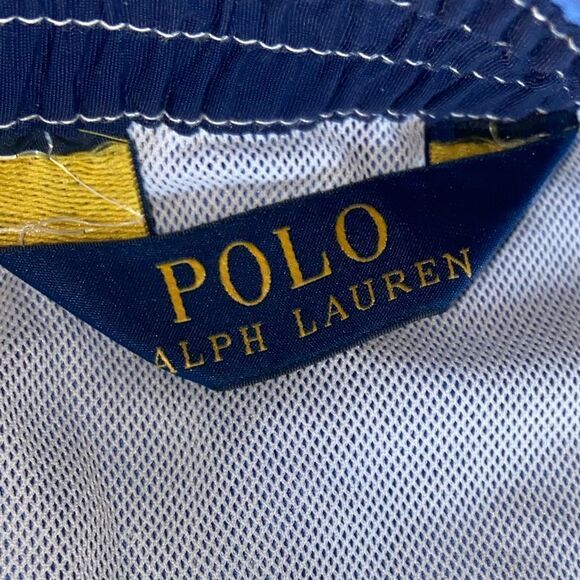 Polo by Ralph Lauren Swimwear Men’s Swim Trunks‎ Size Large Blue 8” Inseam - Picture 3 of 5